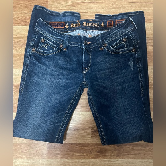 Rock Revival Jeans Chrissie Bootcut Size 31 - Picture 2 of 6